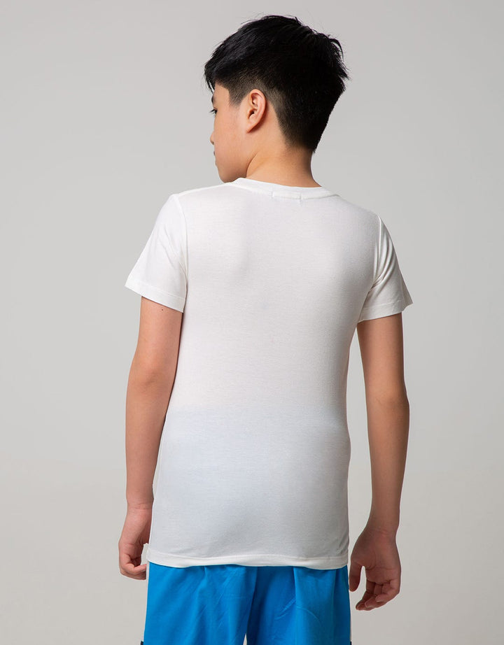 Third Day Co Kaos Anak Tirex Merah Logo Dakan Putih