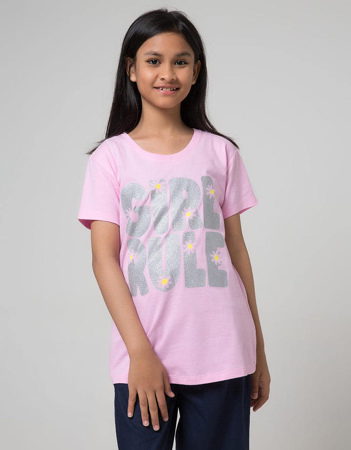 Nevada Short Sleeve T-Shirt Print Girl Rule