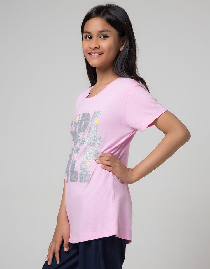 Nevada Short Sleeve T-Shirt Print Girl Rule