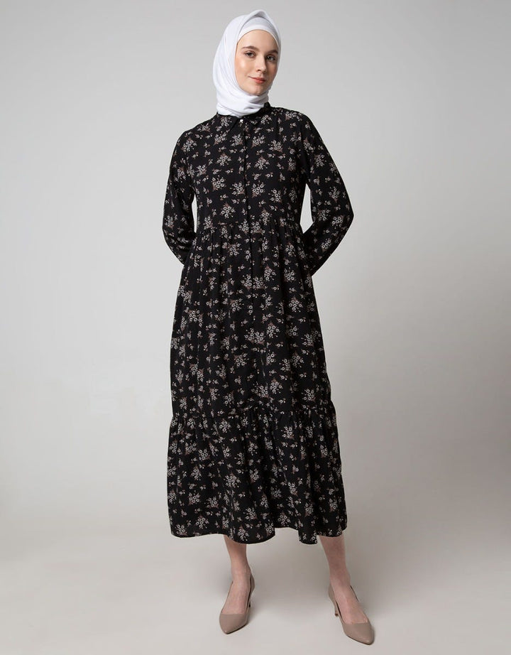 Annisa Long Sleeve Maxi Dress Flo Daisy