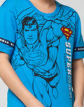 Character Kids Short Sleeve T-Shirt Superman Fly