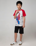 Marvel Spider-Man T-Shirt Raglan Jump Letter Boys
