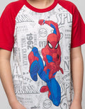 Marvel Spider-Man T-Shirt Raglan Jump Letter Boys