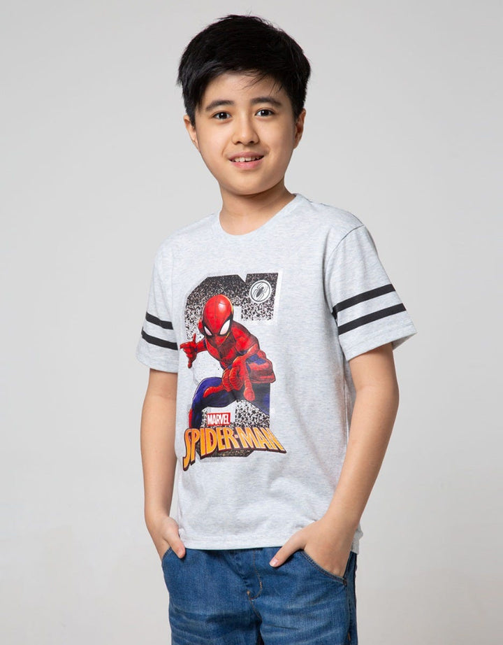 Marvel Spider-Man Kids Short Sleeve T-Shirt S Letter
