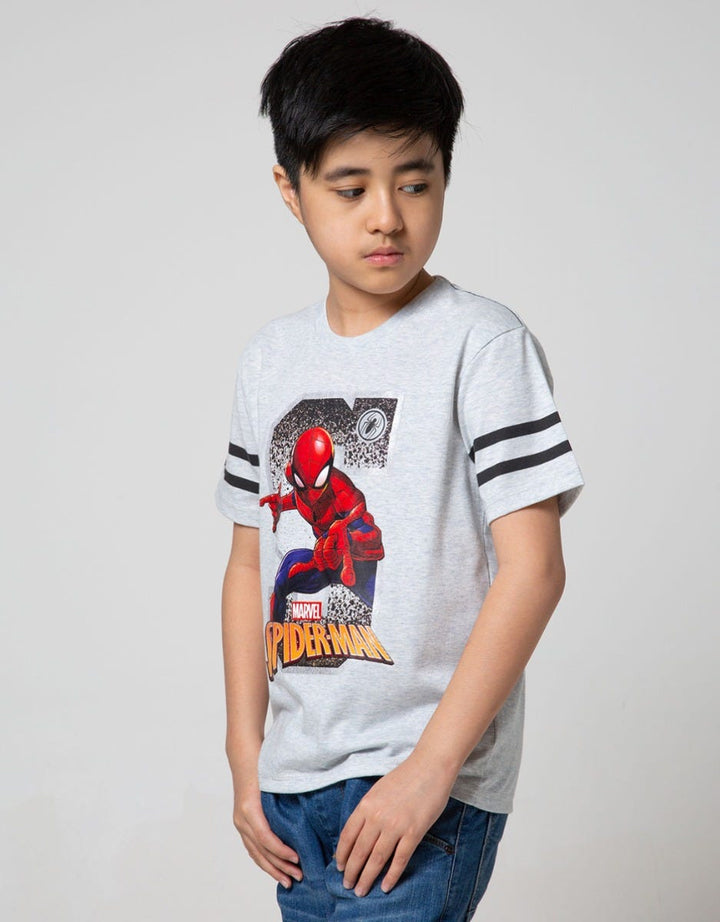 Marvel Spider-Man Kids Short Sleeve T-Shirt S Letter