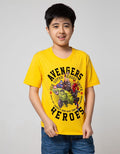 Marvel Avengers Heroes United Flock Kids Short Sleeve T-Shirt