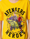 Marvel Avengers Heroes United Flock Kids Short Sleeve T-Shirt