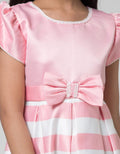Kidz Too Short Sleeve Midi Dress Satin