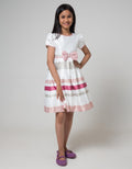 Kidz Too Short Sleeve Midi Dress Satin