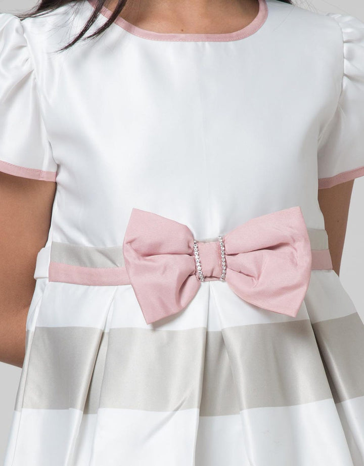 Kidz Too Short Sleeve Midi Dress Satin