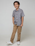 Arjuna Weda Boy Hem Batik Cendrawasih