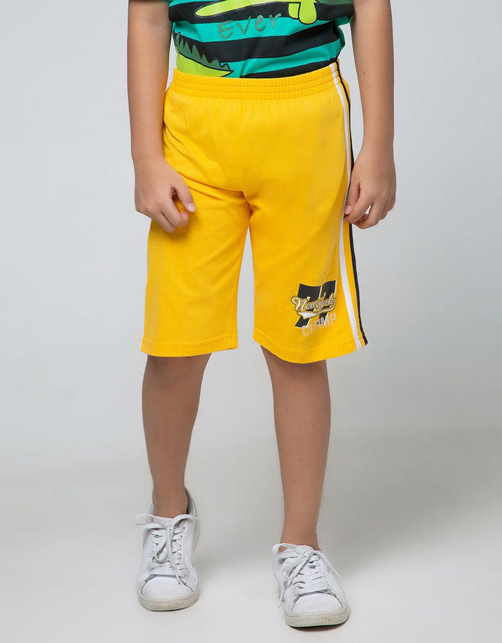 Little M Short Pants Knit Piping Samping Champion