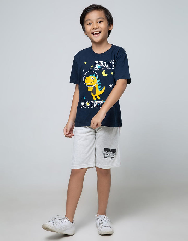 Little M Short Pants Knit Piping Samping Champion