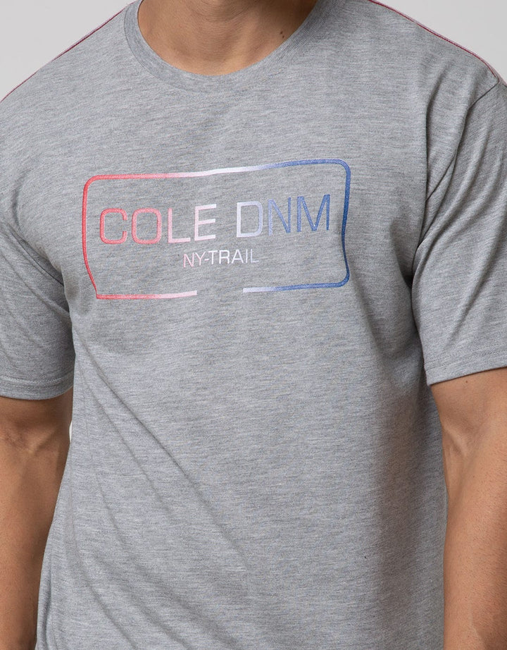 Cole Short Sleeve T-Shirt Regular Print Cole Denim Rainbow Color