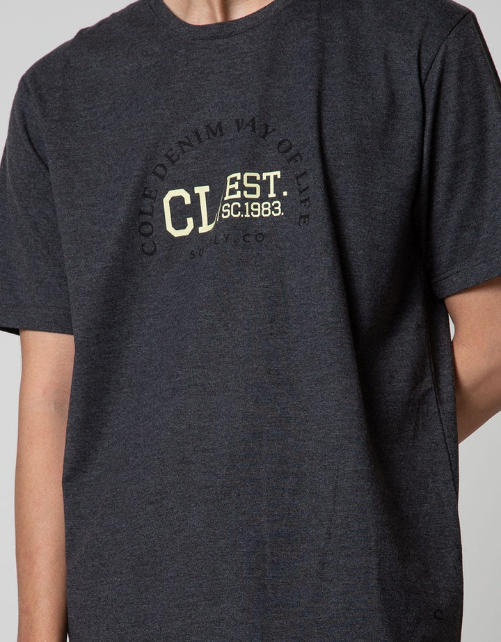 Cole Short Sleeve T-Shirt Print Cj Varsity Rkcjvar