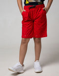 Little M Short Pants Woven Kids Fullprint Jangkar Double Rib