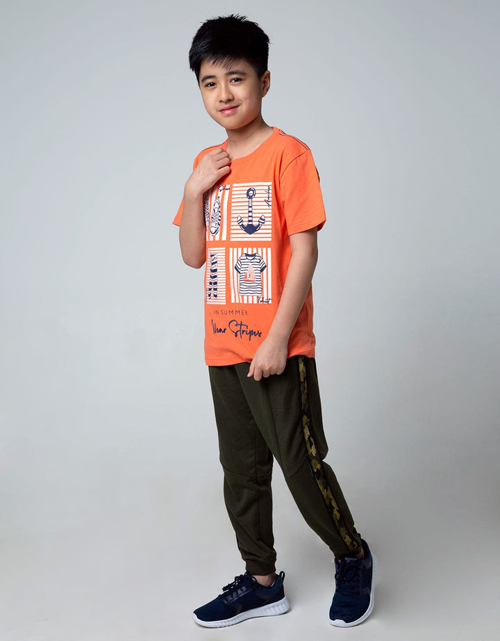 Aero Short Sleeve T-Shirt Basic Print