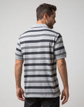 Cole Short Sleeve Polo Shirt Stripe