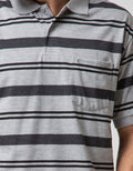 Cole Short Sleeve Polo Shirt Stripe