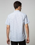 Cole Short Sleeve Shirt Regular Leaf Print