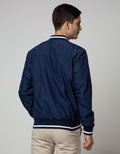 Cole Jacket Micro Bomber Stripe Rib Micro Fiber