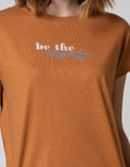Nevada Short Sleeve T-Shirt Be The Change Cotton Usa