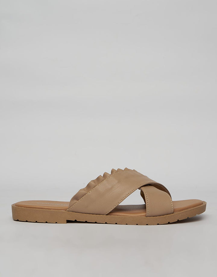 Connexion Slipper Sandals Cross Strap