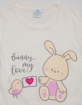Pipiniko Short Sleeve T-Shirt Bunny My Love
