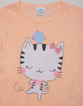Pipiniko Short Sleeve Cat Bird T-Shirt