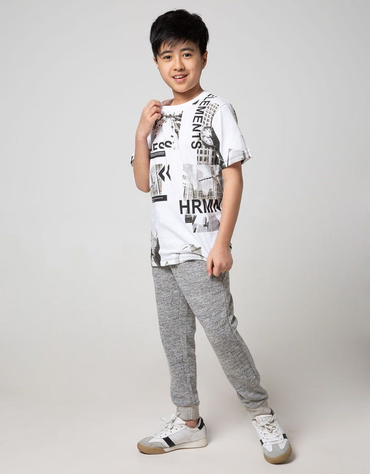 Nevada Kids Short Sleeve T-Shirt Fullprint City