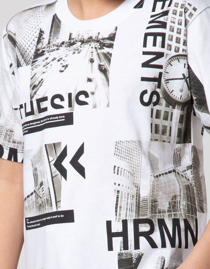 Nevada Kids Short Sleeve T-Shirt Fullprint City