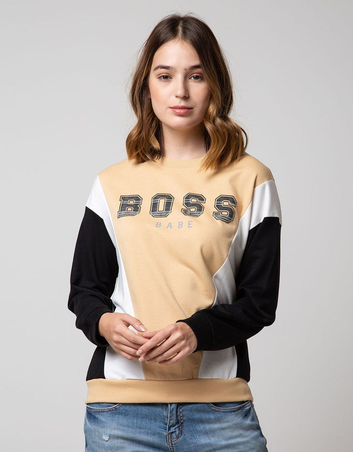Nevada Long Sleeve SweaT-Shirt Boss Babe