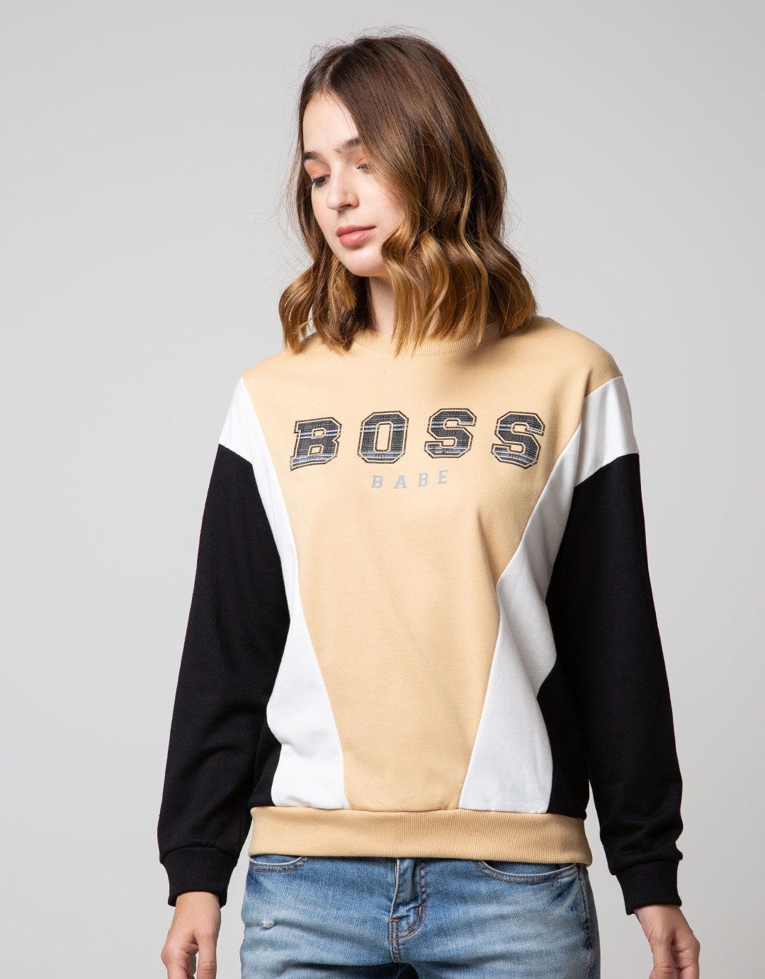 Nevada Long Sleeve SweaT-Shirt Boss Babe