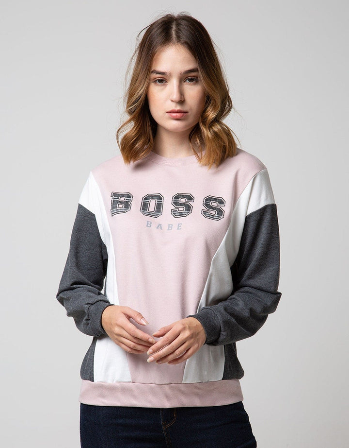 Nevada Long Sleeve SweaT-Shirt Boss Babe