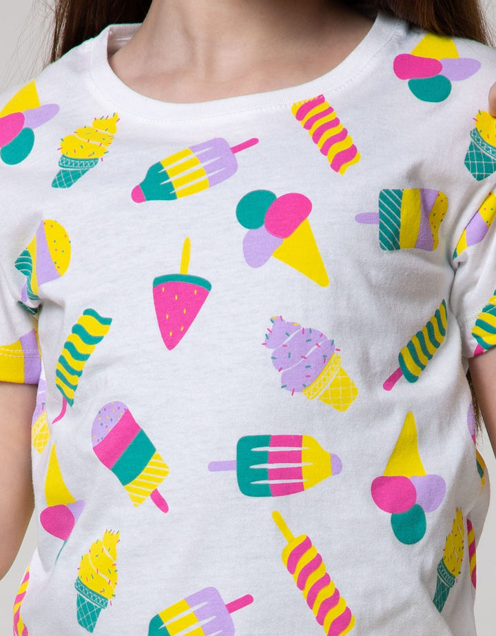 Little M Short Sleeve T-shirt 2Pack Ice Cream