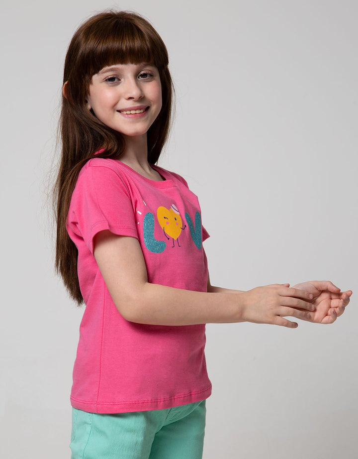 Little M Short Sleeve T-shirt 2Pack Love