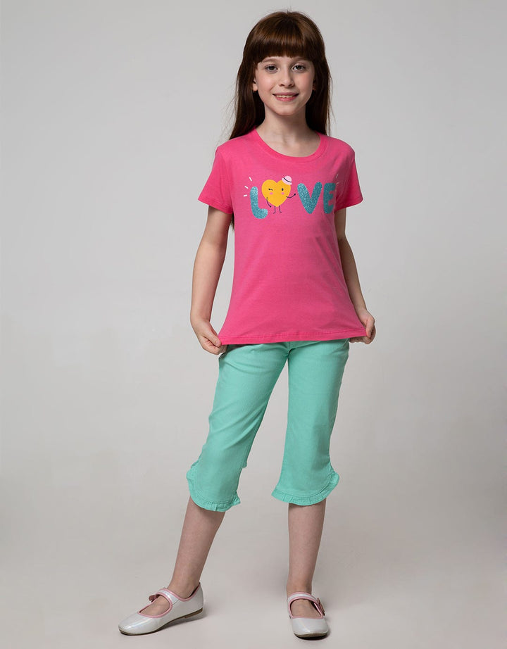 Little M Short Sleeve T-shirt 2Pack Love