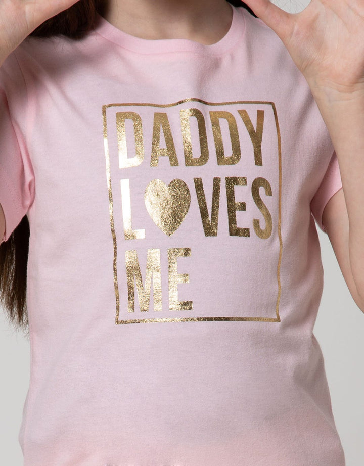 Little M Short Sleeve T-shirt Kids Word