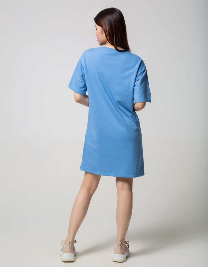 Disney Oishiri Kawaii Mickey Mouse Flock Short Sleeve Midi