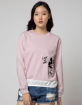 Disney Sweatshirt Oishiri Kawaii Mickey Minnie Look At