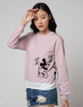 Disney Sweatshirt Oishiri Kawaii Mickey Minnie Look At