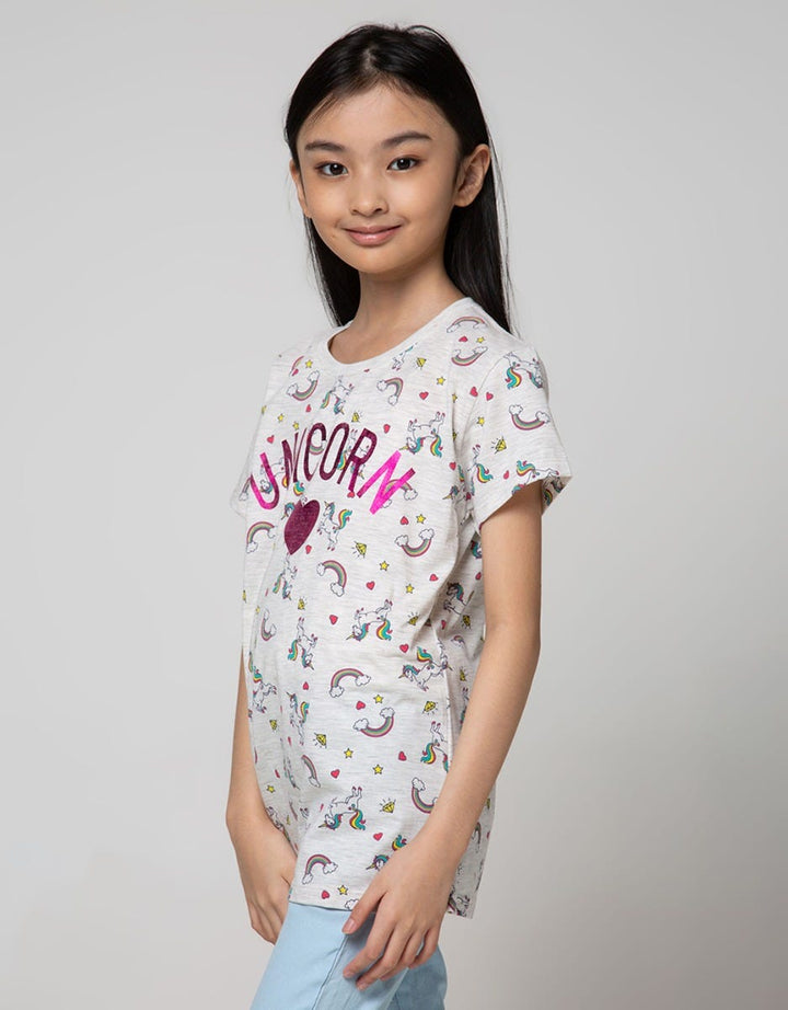 Aero Kids Short Sleeve T-Shirt Kindergarten Multipack Unicorn3