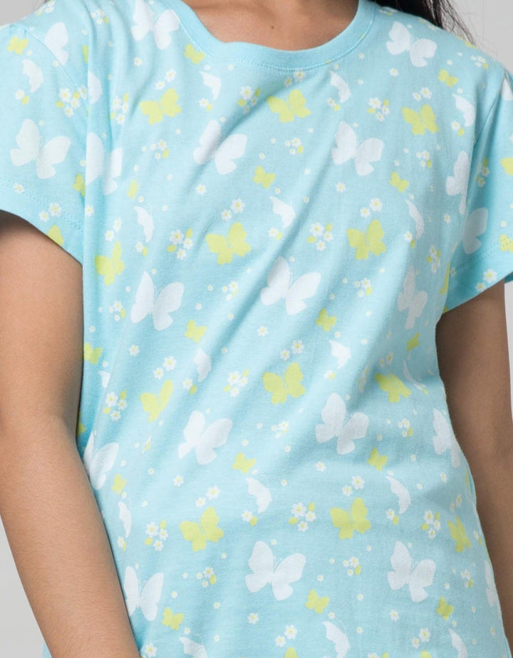 Aero Short Sleeve T-Shirt Butterfly Print
