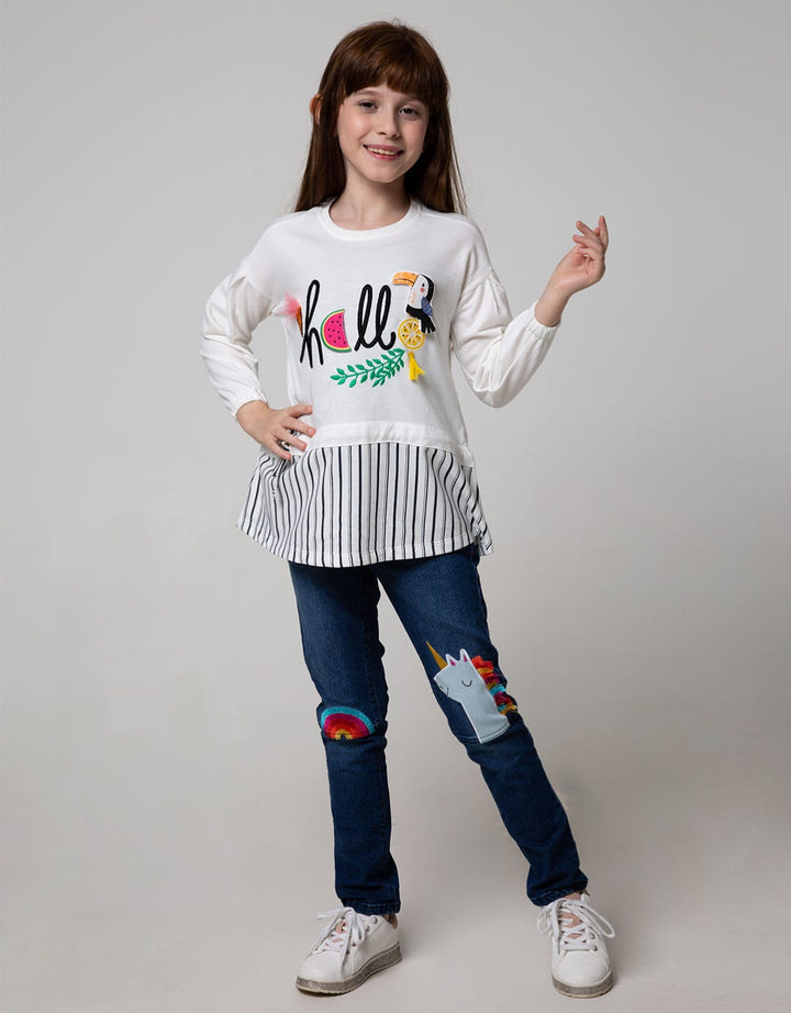 Aero Long Sleeve Midi DreShort Sleeve Hello Summer Tunic