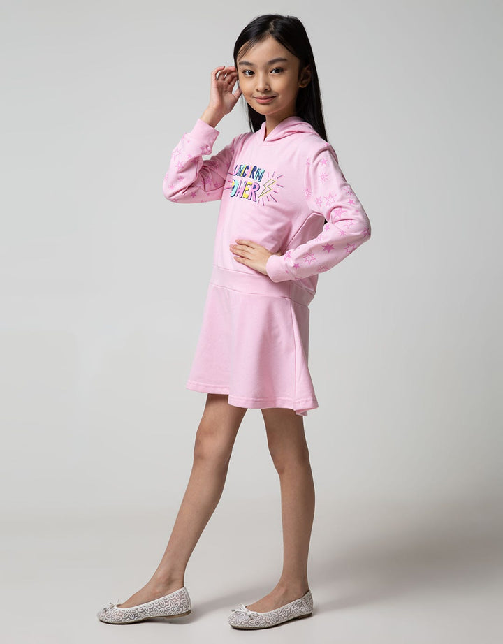 Aero Long Sleeve Midi Dres Unicorn Power