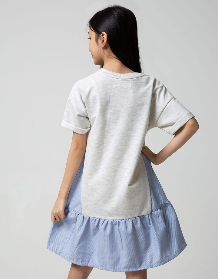 Aero Short Sleeve Midi Dress Nonik Flower