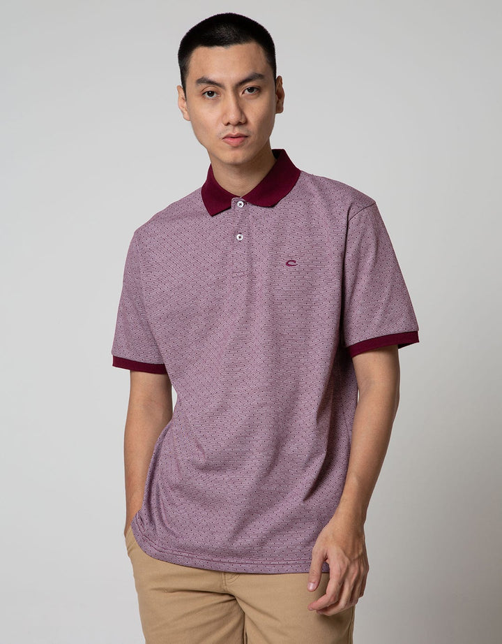 Cole Short Sleeve Polo Shirt Tex Dot