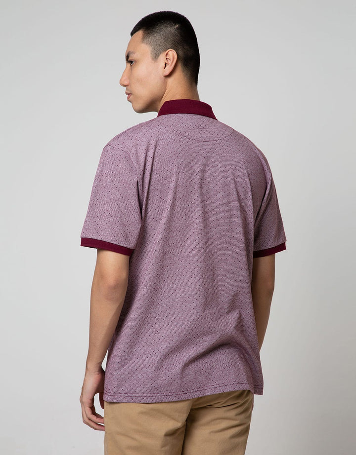 Cole Short Sleeve Polo Shirt Tex Dot
