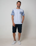 Cole Bermuda Pants Short Print Geometry Vertical