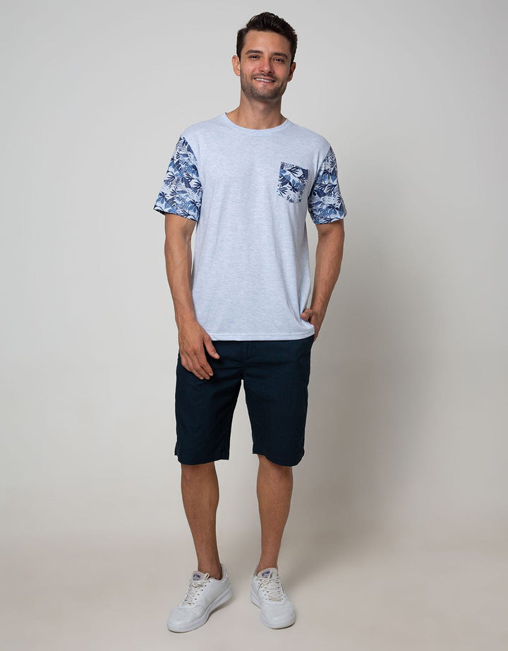 Cole Bermuda Pants Short Print Geometry Vertical
